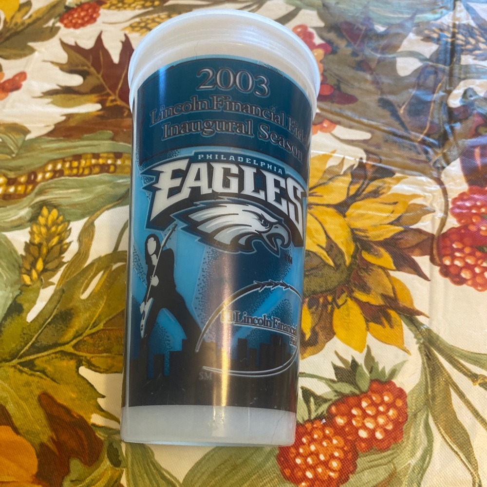 Philadelphia Eagles Lincoln Financial Field 2003 Inaugural Season Souvenir Cup